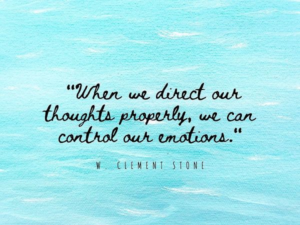 W. Clement Stone Quote: Emotions