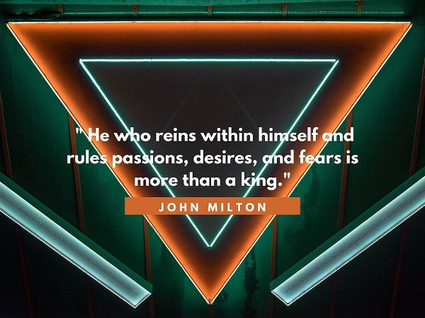 John Milton Quote: Passions, Desires, and Fears