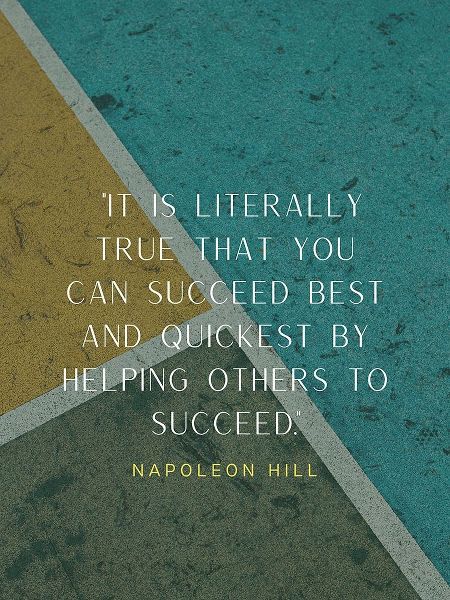 Napoleon Hill Quote: Helping Others