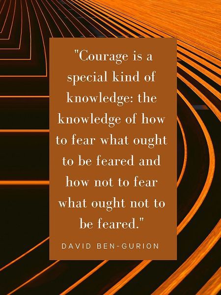 David Ben-Gurion Quote: Fear