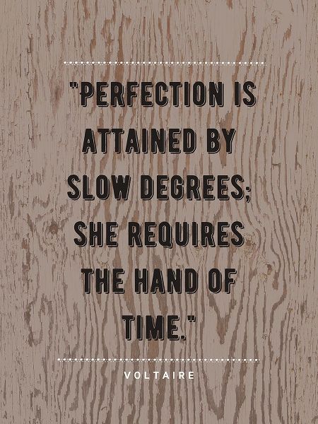 Voltaire Quote: Perfection