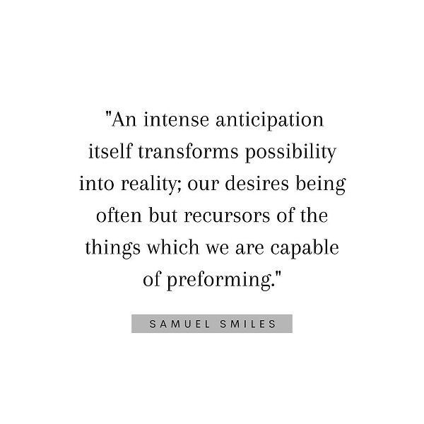 Samuel Smiles Quote: Reality