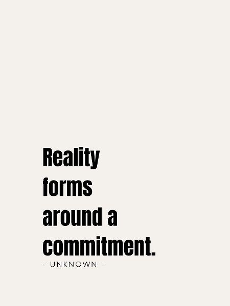 Artsy Quotes Quote: Commitment