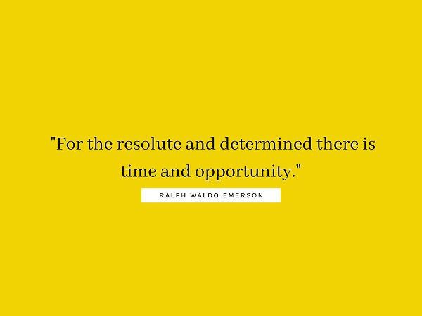Ralph Waldo Emerson Quote: Opportunity