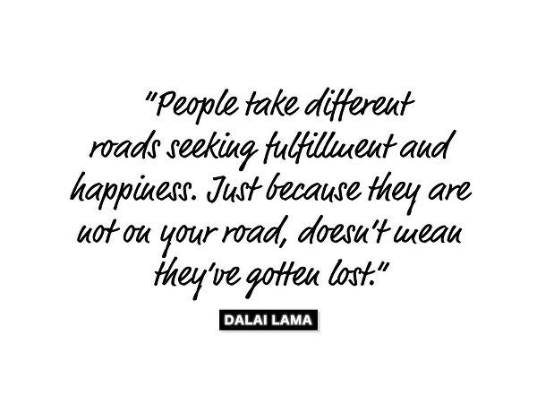 Dalai Lama Quote: Fulfillment and Happiness