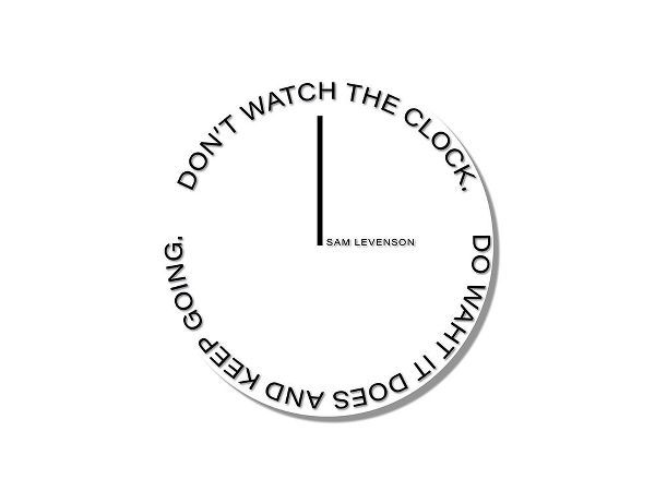 Sam Levenson Quote: The Clock