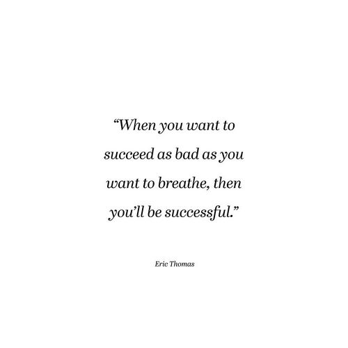 Eric Thomas Quote: You Want to Breathe