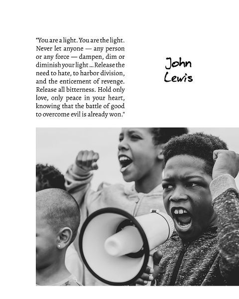 John Lewis Quote: You are a Light