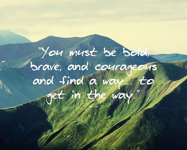John Lewis Quote: Bold, Brave, and Courageous