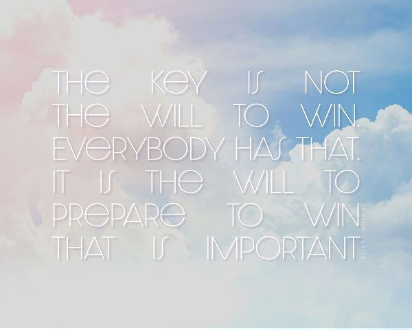 Bobby Knight Quote: The Will to Win
