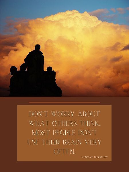 Venkat Desireddy Quote: What Others Think