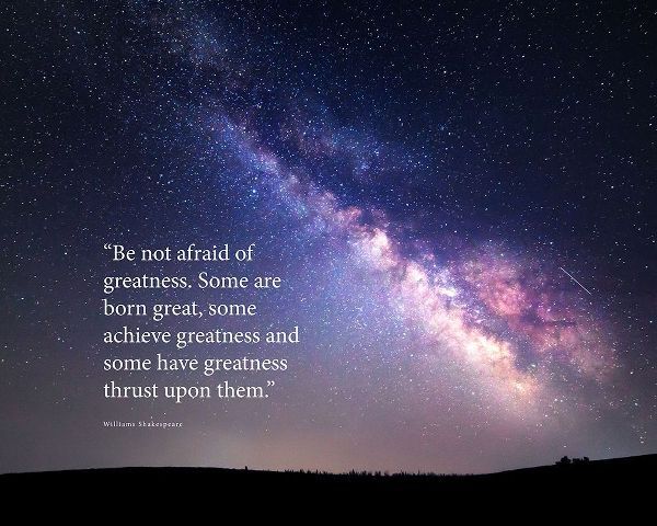 William Shakespeare Quote: Greatness
