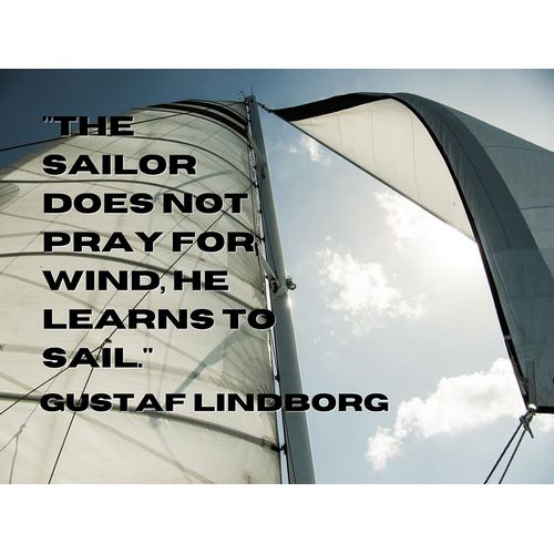 Gustaf Lindborg Quote: He Learns to Sail