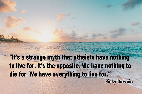 Ricky Gervais Quote: Strange Myth
