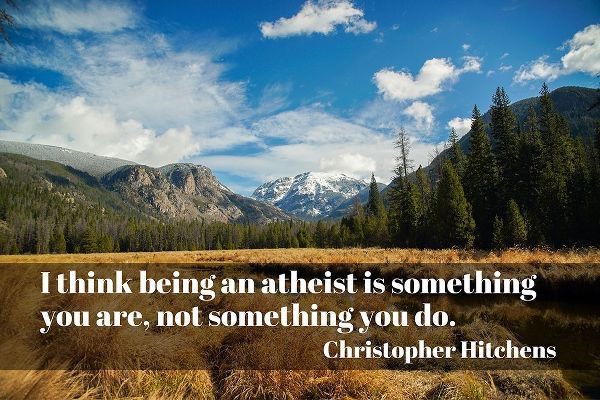 Christopher Hitchens Quote: Atheist