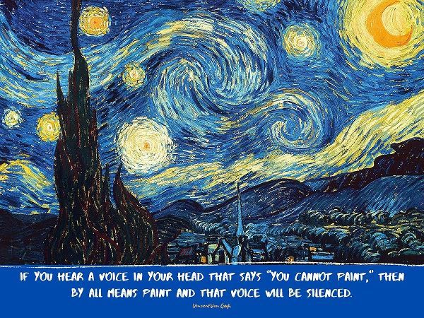 Vincent Van Gogh Quote: Voice in Your Head