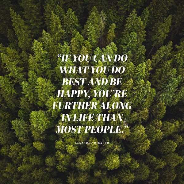 Leonardo Dicapro Quote: Be Happy