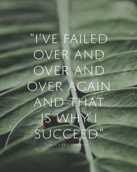Michael Jordan Quote: Failed Over and Over