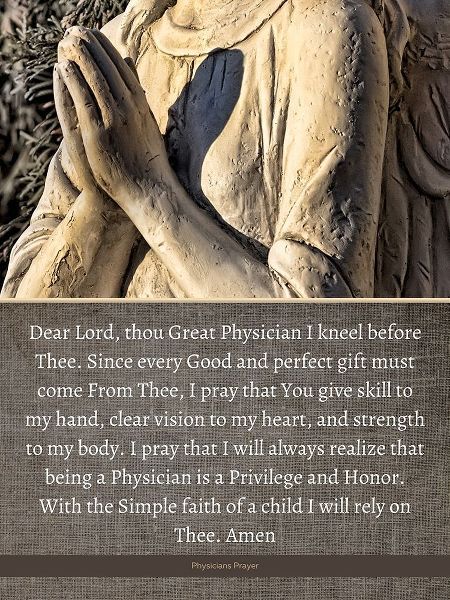Physicians Prayer Quote: Great Physician
