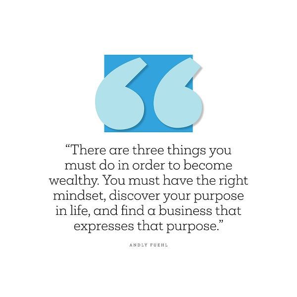 Andy Fuehl Quote: Wealthy