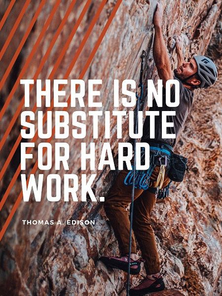 Thomas Edison Quote: Hard Work