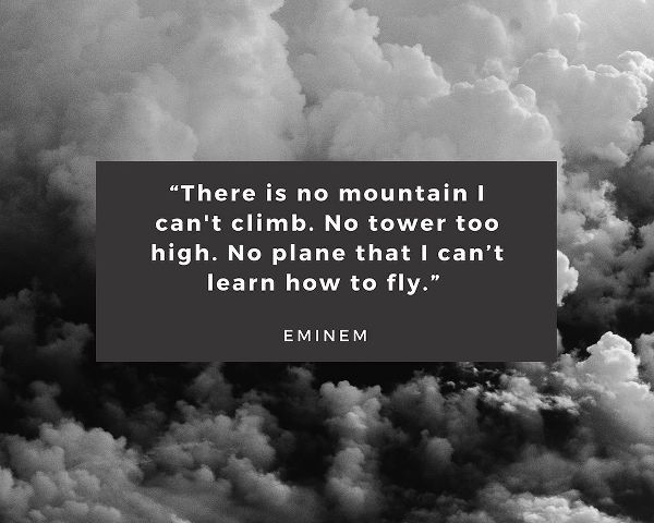 Eminem Quote: No Tower Too High