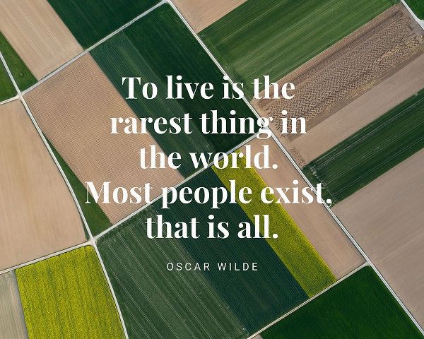 Oscar Wilde Quote: The Rarest Thing in the World