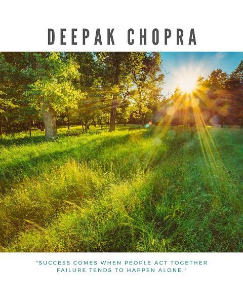 Deepak Chopra Quote: Act Together
