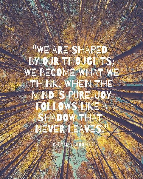 Gautama Buddha Quote: Shaped by Our Thoughts