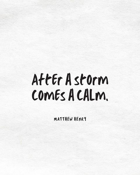 Matthew Henry Quote: Storm
