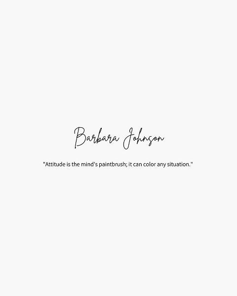 Barbara Johnson Quote: Paintbrush