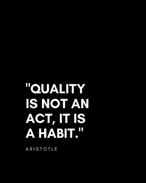 Aristotle Quote: Quality