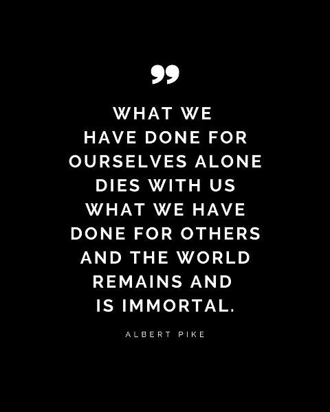 Albert Pike Quote: What We Have Done
