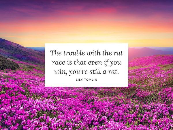 Lily Tomlin Quote: The Rat Race