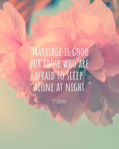 St. Jerome Quote: Marriage