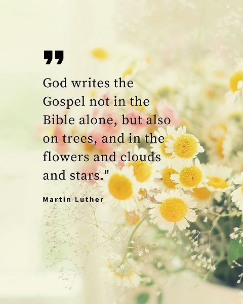 Martin Luther Quote: God Writes