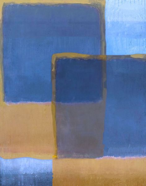 Blue and Ochre