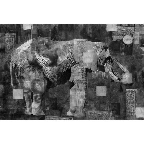 Elephant Collage Dark