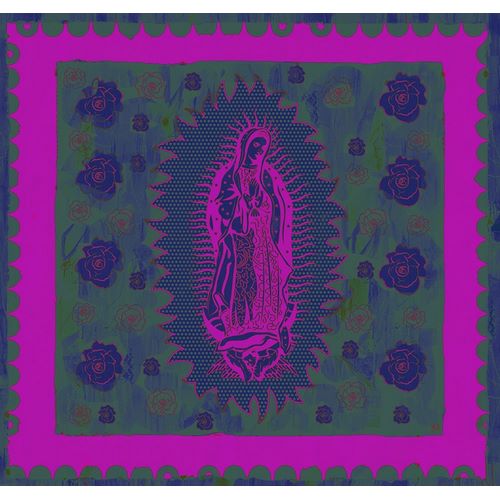 Virgin Mary Pink and Purple
