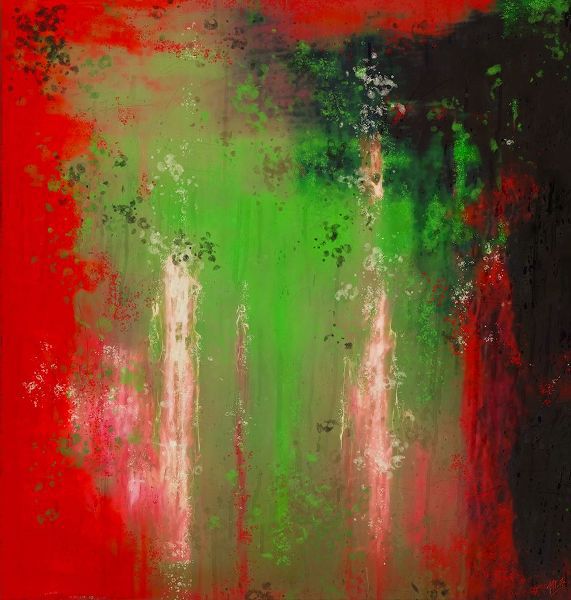 Abstract Red Green