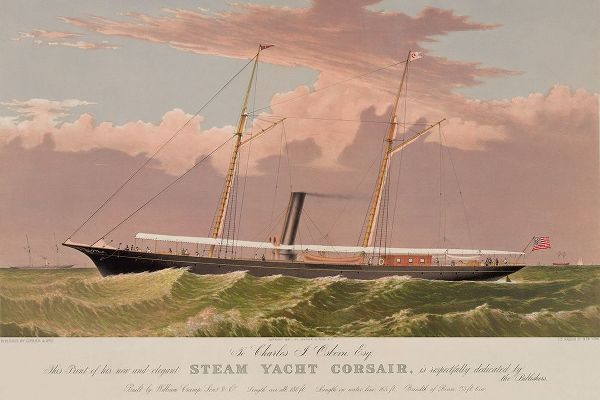 Steam yacht Corsair, 1881