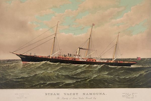Steam yacht Namouna, 1882