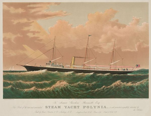 Steam yacht Polynia, 1884