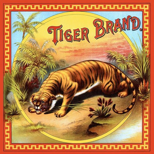 Tiger Brand Tobacco Label