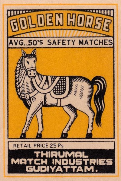 Golden Horse Avg. 50s Safety Matches