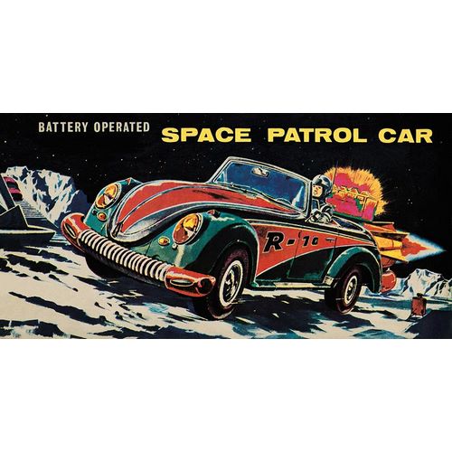 Battery Operated Space Patrol Car