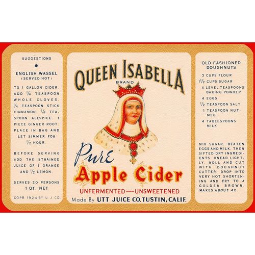 Queen Isabella Pure Apple Cider