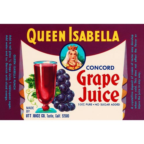 Queen Isabella Concord Grape Juice