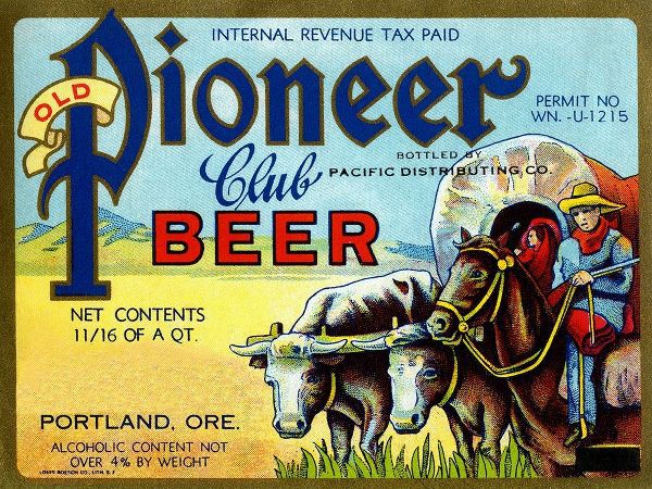 Old Pioneer Club Beer