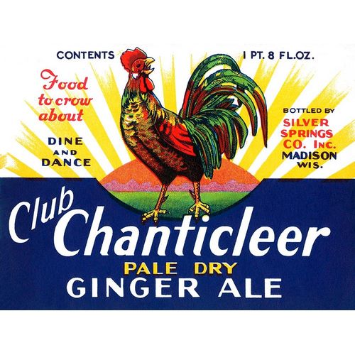 Club Chanticleer Pale Dry Ginger Ale